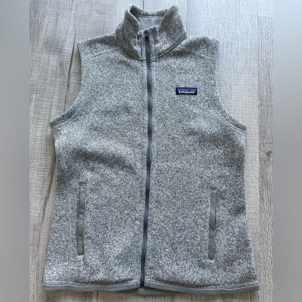 Patagonia Women's Gray Fleece Vest Sz small
